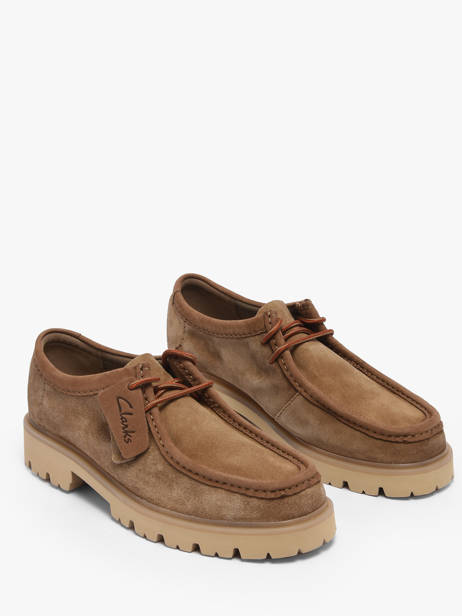 Derby Veterschoenen Uit Leder Clarks Bruin men 26186419 ander zicht 2
